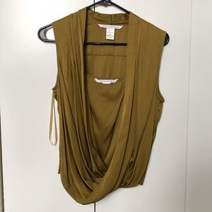 Diane Von Furstenberg Silk Slip and Blouse Set